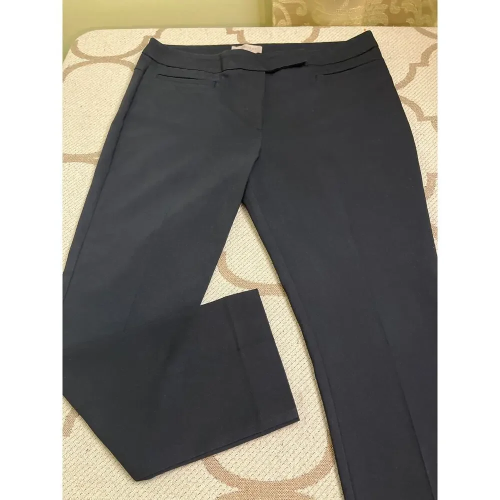 Hobbs London Black Annie Trouser Pants, size 10, MSRP $165